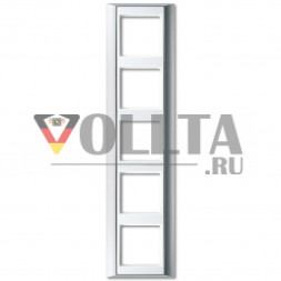 Jung AP585ALWW A plus рамка пятерная цвет: алюминевый
