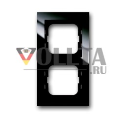 Busch-Jaeger 1722-295 рамка крышки, 2-сторонняя рамка chateau-black