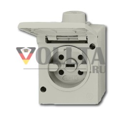 Розетка Busch-Jaeger 2064 AG серая RAL 7035