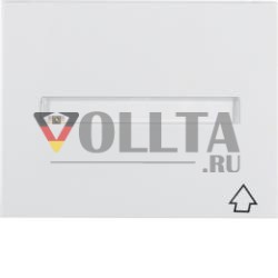 Berker 11547109 промежуточное кольцо с откидной крышкой и полем для надписи полярно-белый, глянцевый Berker K.