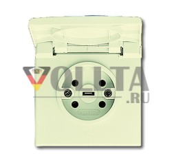 Busch-Jaeger 2064 UG-101 розетка белая RAL 1013
