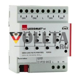 BEG 93930 Привод жалюзи SBA4-230 / 10 / H / KNX REG