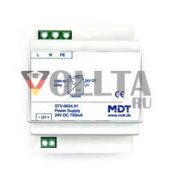 MDT STV-0024.01 Блок питания, 4TE, REG, 750 мА, 24 В постоянного тока