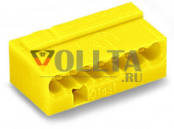 Wago 243-508 Micro Клемма 0,6- 0,8mm цвет: желтый (50 шт)