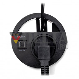 EVOline Circle80 / Черный / питание / USB-CC / кабельный выход