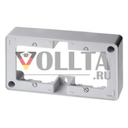 Berker 10300069 Рамка для поверхностного монтажа, 2-сторонняя, полярно-белый, глянцевыйНакладной монтаж, аксессуары