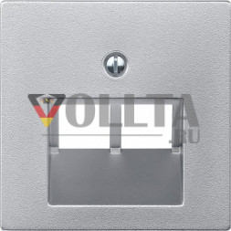 Schneider серия: Merten 298060 System M Телефон IAE/UAE/ISDN крышка, цвет: алюминевый, тон: матовый