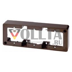 Berker 10310001 Рамка для накладного монтажа, 3-сторонняя, коричневая, глянцевая, для накладного монтажа, аксессуары