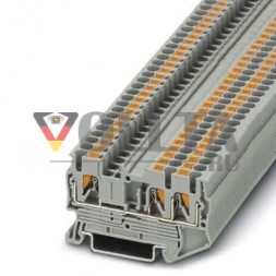 Phoenix Контакт 3209549 PT 2,5-TWIN проходная клемма, цвет: серый 2,5 mm TWIN