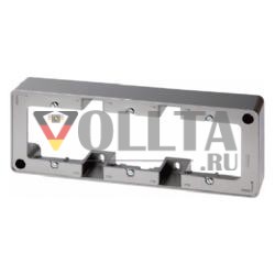 Berker 10316086 накладная рамка 3-х полосная антрацитовая включая накладные аксессуары
