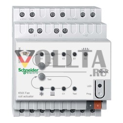 Schneider Electric MTN645094 KNX Fan Coil REG-K светло-серый привод