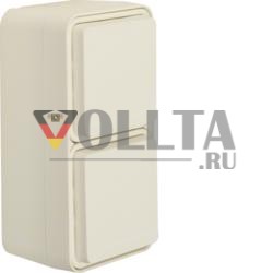 Berker 47703522 Розетка SCHUKO 2-позиционная вертикальная с откидной крышкой AP полярно-белый матовый Berker W.1