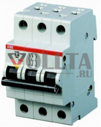 ABB S203-C25 Автоматический выключатель LS-выключатель C  3х полюсный 25А