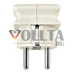 MERTEN 120927 Вилка SCHUKO небьющаяся белая
