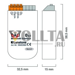 LUNATONE 89453584 Интерфейс DALI Bluetooth | стандартный