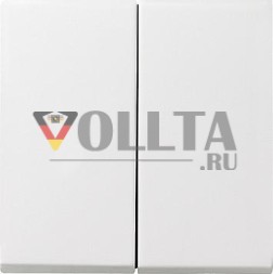 Клавиши серии Gira 026603 с комплектом IP44 System 55 чисто-белый