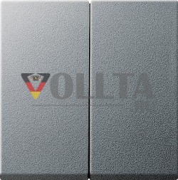 Клавиши серии Gira 026626 с комплектом IP44 System 55 цвет алюминий