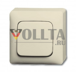 Busch-Jaeger 2601/6-32 Duro2000 AP Выключатель как выключатель/переключатель  кремово-белый