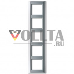 Jung AP585AL A plus рамка пятерная цвет: алюминевый