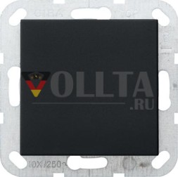 Gira 0268005 заглушка опорное кольцо System 55 черное m