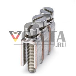 Phoenix Contact 0201469 FB 3-6-EX 3-полюсный серебряный фиксированный мост
