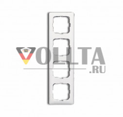 Busch-Jaeger 2514-214K-102 Reflex SI, Linear рамка четверная цвет: альпийский белый