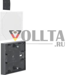 Berker 10071606 корпус для поверхностного монтажа, 1-канальная плоская версия, B.1/B.3 антрацит, матовый Berker B.3