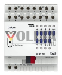 Theben 4940260 Активатор переключателя JM 4 T 24V KNX жалюзи 4-х ходовой FIX1