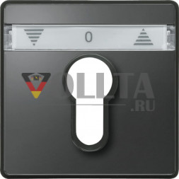 Schneider серия: Merten 348214 Aquadesign Rollladen-Tastrastschalter крышка, цвет:антрацит