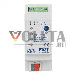 MDT BE-04000.02 MDT 4-канальный 2TE REG входы Двоичный вход