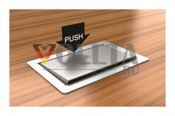 BS 3302E Напольная розетка с откидная крышка из нержавеющая стали 2x портовая