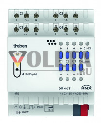 Theben 4940280 Активатор переключателя DM 4-2 T KNX диммерный активатор 4-х позиционный