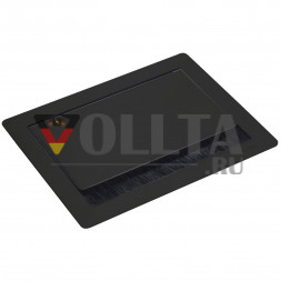 EVOline Fliptop Push S / Netbox 3x розетка / Окрашен в черный цвет