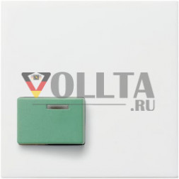 Gira 024627 System55 кнопка отключения, крышка, цвет:чисто белый, тон: матовый