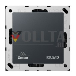 Датчик CO2 Jung CO2A2178BFANM KNX, термопластик окрашенный, серия A, матовый антрацит