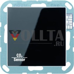 Датчик CO2 Jung CO2A2178BFSW KNX, термопластик, серия A, черный
