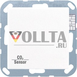 Jung CO2A2178BFWW KNX датчик CO2, термопластик, серия AS/A, альпийский белый