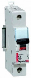 Legrand 006371 Автоматический выключатель C 1-полюс. 4А
