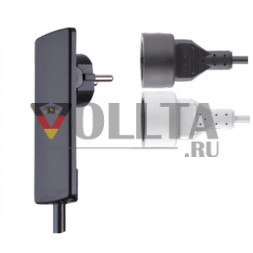 EVOline Plug с муфтой / Черный / 300 см