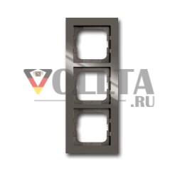 Busch-Jaeger 1723-291 рамка крышки, 3-сторонняя рамка entre-grey