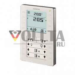 Siemens S55624-H108 QMX3.P37 KNX Комнатный температурный датчик c сенсорной клавишей
