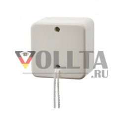 Berker 390640 накладной, для наружного монтажа тяговый выключатель 10А, цвет: кремово-белый, тон:глянец