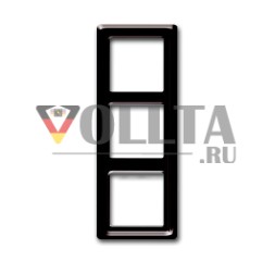 Busch-Jaeger 2103-31 рамка крышки, 3-сторонняя рамка коричневая
