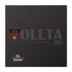 Датчик CO2 Jung CO2AL2178D KNX, крашеный алюминий, серия LS, темный (крашеный алюминий)