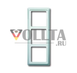 Busch-Jaeger 2103-32 рамка крышки, 3-сторонняя рамка белая