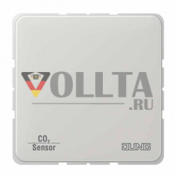 Датчик CO2 Jung CO2CD2178LG KNX, дюропласт, серия CD, светло-серый