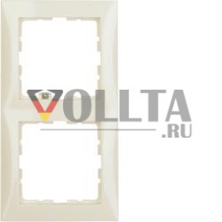 Berker 10128989 Рамка полярно-белая, глянцевая Berker S.1