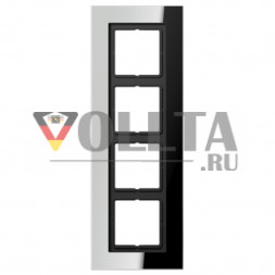 Jung LSP984GCR LS plus рамка четверная цвет: полированный хром