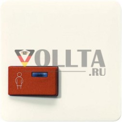 Чехол Jung 022A-1 для Ackermann, тип 73022 A 2, красный, серия CD, белый