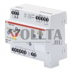 ABB Stotz-Kontakt FCC/S1.5.2.1, контроллер фанкойла, 2 x ШИМ, 0-10 В, ручное управление, REG, 2CDG110235R0011